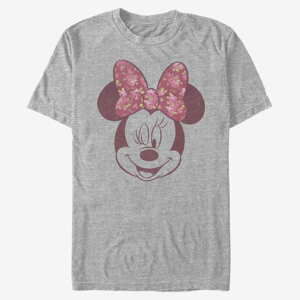 Queens Disney Classic Mickey - Love Rose Unisex T-Shirt Heather Grey