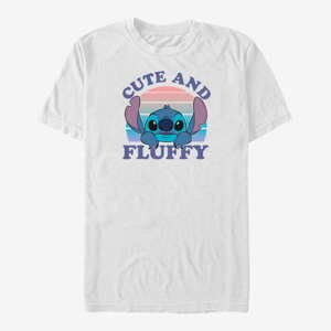 Queens Disney Lilo & Stitch - Cute and Fluffy Unisex T-Shirt White