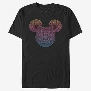 Queens Disney Classic Mickey - Mickey Mandala Fill Unisex T-Shirt Black