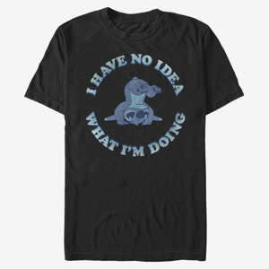 Queens Disney Lilo & Stitch - No Idea Unisex T-Shirt Black