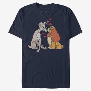 Queens Disney Lady and the Tramp - PUPPY LOVE Unisex T-Shirt Navy Blue