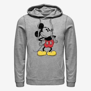 Queens Disney Classic Mickey - Classic Vintage Mickey Unisex Hoodie Heather Grey