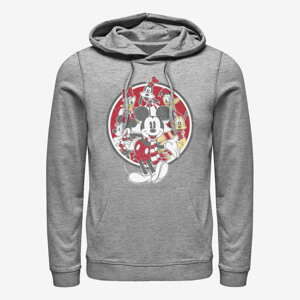 Queens Disney Mickey Classic - Vintage Mickey Friends Unisex Hoodie Heather Grey