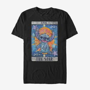 Queens Disney Lilo & Stitch - STITCH TAROT Unisex T-Shirt Black