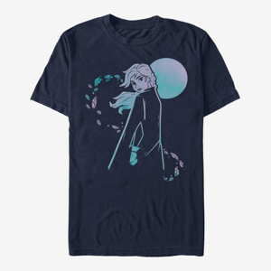 Queens Disney Frozen 2 - Winter Sunset Unisex T-Shirt Navy Blue