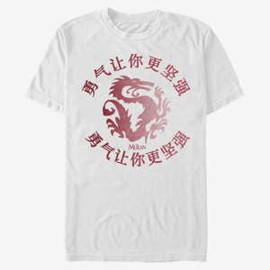 Queens Disney Mulan - Mulan Courage Unisex T-Shirt White