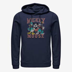 Queens Disney Mickey Classic - Micky Crew Unisex Hoodie Navy Blue