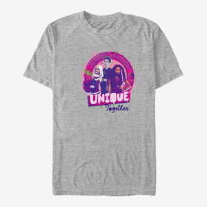 Queens Disney Zombies - Unique Badge Unisex T-Shirt Heather Grey