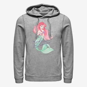 Queens Disney The Little Mermaid - Signed Ariel Unisex Hoodie Heather Grey