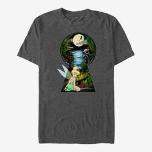 Queens Disney Peter Pan - KEYHOLE Unisex T-Shirt Dark Heather Grey