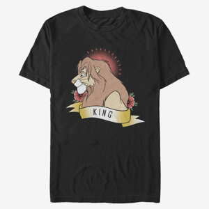 Queens Disney The Lion King - King Unisex T-Shirt Black