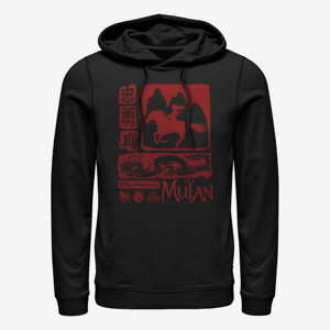 Queens Disney Mulan: Live Action - Mulan Block Unisex Hoodie Black