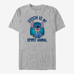 Queens Disney Lilo & Stitch - Spirit Stitch Unisex T-Shirt Heather Grey