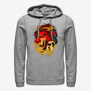 Queens Disney The Lion King - SCARIFY Unisex Hoodie Heather Grey