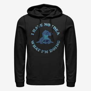 Queens Disney Lilo & Stitch - No Idea Unisex Hoodie Black