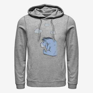 Queens Disney Winnie The Pooh - Cloudy Eeyore Unisex Hoodie Heather Grey