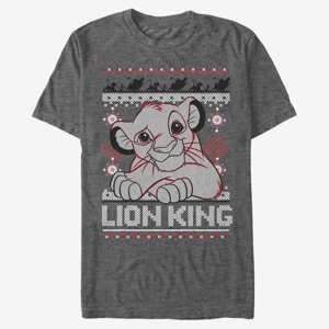 Queens Disney The Lion King - Simba Holiday Unisex T-Shirt Dark Heather Grey
