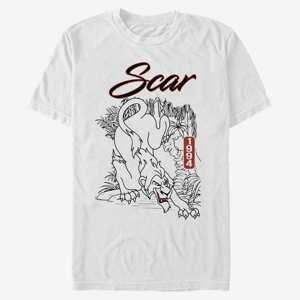 Queens Disney The Lion King - Long Live Scar Unisex T-Shirt White