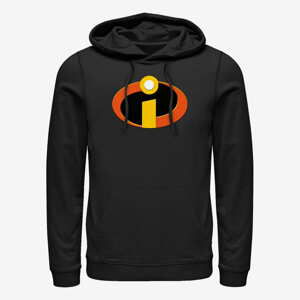 Queens Disney Pixar The Incredibles - Incredibles Logo Unisex Hoodie Black