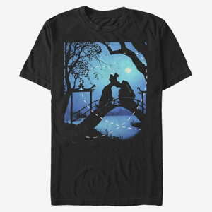 Queens Disney Lady and the Tramp - Silhouette Love Unisex T-Shirt Black