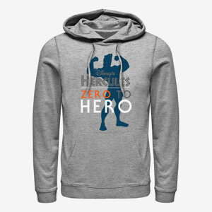 Queens Disney Hercules - Zero to Hero Unisex Hoodie Heather Grey