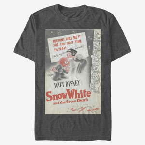 Queens Disney Snow White - SW RED Dopey Poster Unisex T-Shirt Dark Heather Grey