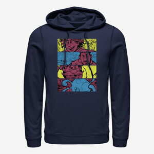 Queens Disney Strange World - Adventurer Bars Unisex Hoodie Navy Blue