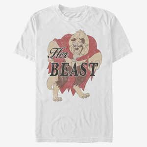 Queens Disney Beauty & The Beast - Her Beast Unisex T-Shirt White