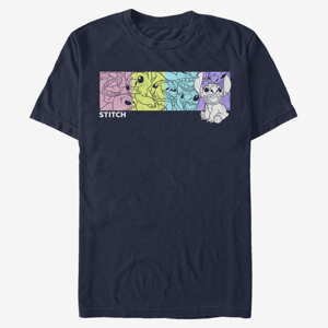 Queens Disney Lilo & Stitch - Stitch Box Unisex T-Shirt Navy Blue