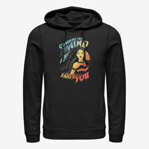 Queens Disney Pocahontas - Wind Takes You Unisex Hoodie Black