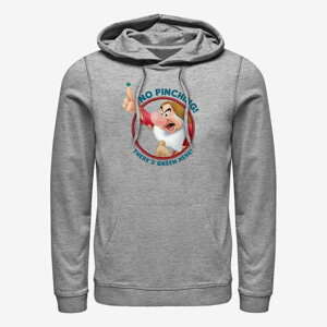 Queens Disney Snow White - NO PINCHING GRUMPY Unisex Hoodie Heather Grey