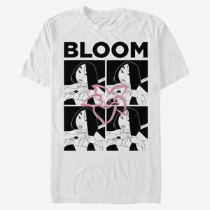 Queens Disney Mulan - Bloom Grid Unisex T-Shirt White