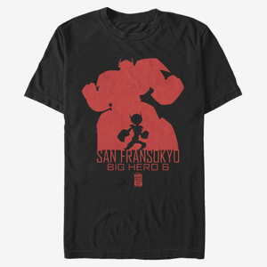 Queens Disney Big Hero 6 Series - Silhouette Baymax Unisex T-Shirt Black