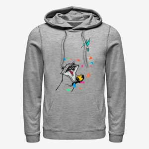 Queens Disney Pocahontas - Meeko and Flit Unisex Hoodie Heather Grey