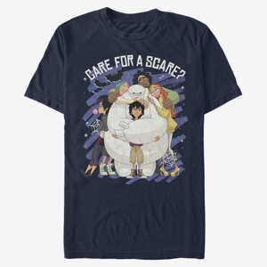 Queens Disney Big Hero 6 Series - Scare Baymax Unisex T-Shirt Navy Blue