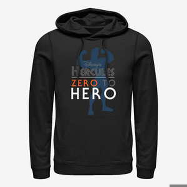 Queens Disney Hercules - Zero to Hero Unisex Hoodie Black