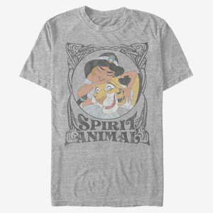 Queens Disney Aladdin - Spirit Animal v2 Unisex T-Shirt Heather Grey