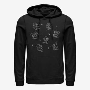 Queens Disney Snow White - Many Dwarves Unisex Hoodie Black