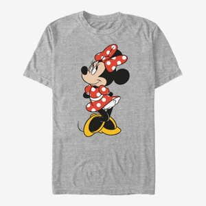 Queens Disney Mickey And Friends - Traditional Minnie Unisex T-Shirt Heather Grey