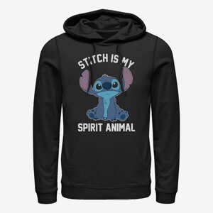 Queens Disney Lilo & Stitch - Stitch Spirital Animal Unisex Hoodie Black
