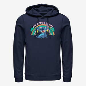 Queens Disney Lilo & Stitch - Kawaii Stitch Unisex Hoodie Navy Blue