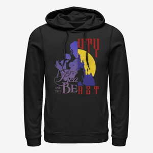 Queens Disney Beauty & The Beast - Beauty Split Unisex Hoodie Black