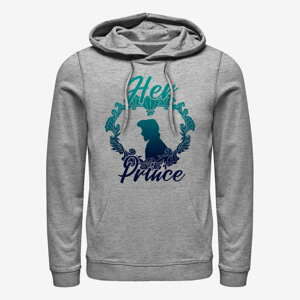 Queens Disney The Little Mermaid - Her Prince Unisex Hoodie Heather Grey