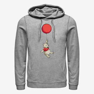 Queens Disney Winnie the Pooh - Balloon Winnie Unisex Hoodie Heather Grey