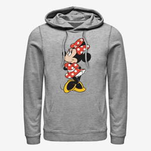 Queens Disney Classic Mickey - Traditional Minnie Unisex Hoodie Heather Grey