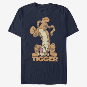 Queens Disney Winnie the Pooh - Tigger Bounce Unisex T-Shirt Navy Blue