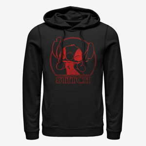 Queens Disney Lilo & Stitch - Stranger Stitch Unisex Hoodie Black