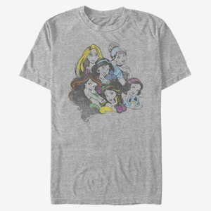 Queens Disney Princesses - Princess Chillin Unisex T-Shirt Heather Grey