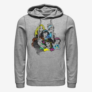 Queens Disney Princesses - Princess Chillin Unisex Hoodie Heather Grey