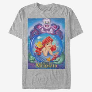 Queens Disney The Little Mermaid - Ariel and Ursula Unisex T-Shirt Heather Grey